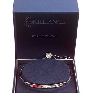 NWT Brilliance genuine crystal bracelet